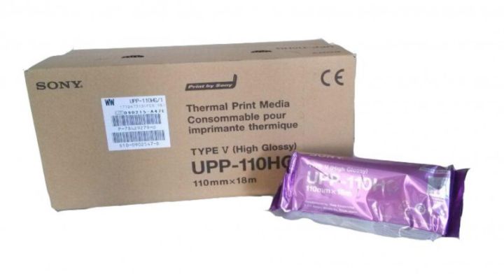 SONY UPP-110HG UPP110HG High Glossy Thermal Paper for Ultrasound (10 ...