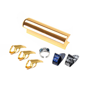 Light weight Guitar Slide Finger Ring Set For Acoustic Electric And String Instruments