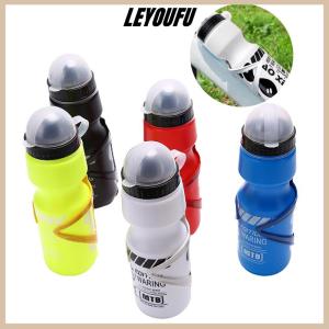 LEYOUFU 750ML Portable Mountain Bike Bicycle Cycling Water Drink Bottle with Holder Cage