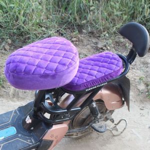 SGFDD 1 Set Plus Fleece Electric Bicycle Seat Cover Universal Flannelette Thickening Seat Cover Seat Cover Winter Warm Sun Protect Seat Cover Electric Bicycle Seat