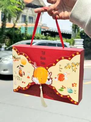 TDB_ SET 5H MẪU THỎ NGỌC 2026_ HỘP ĐỰNG BÁNH TRUNG THU 6B (80GR)