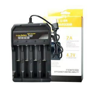 GTF 3.7V 19800mAh 18650 Battery + USB Charger For LED Flashlight Radio Electric Fan Rechargeable Replacement Batteria