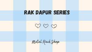 (Ready Stock)4 Tier Heavy duty display Rack with roller/4 Tingkat tahan berat Rak mangkuk dengan roda /kedai runcit/storage/jimat/Rak dapur/Rak Piring