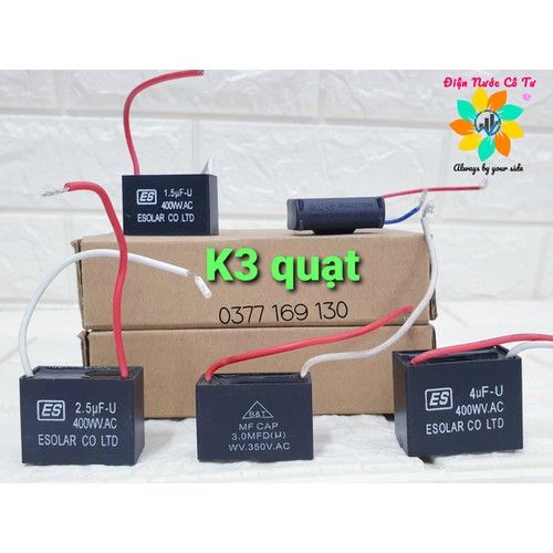 Tụ quạt điện ,K3 đề quạt phụ tùng quạt