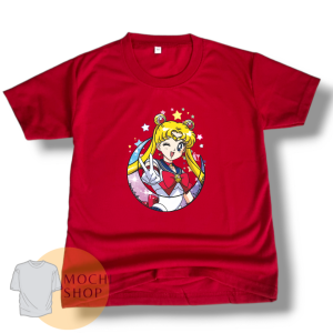 MOOCHIShop Kaos Anak Perempuan Sablon Digital SAILORMOON
