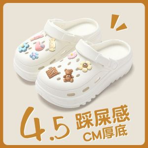 [Free Shipping] Soft-Soled Outdoor Clogs For Women Summer Outdoor Closed-Toe Slippers WomenS Thick-Soled Sandals Summer Beach Shoes For Going Out