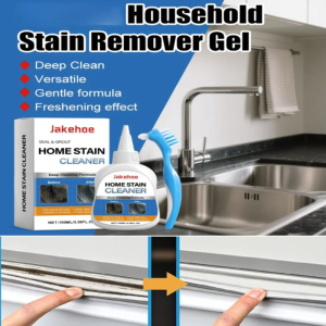 JAKEHOE Household Stain Remover Gel for Kitchen and Bathroom Quick-Effective Stain Removal Easy Control Non-Deforming Daily Care