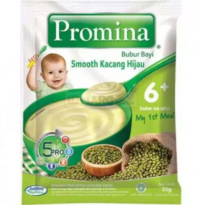 Promina Bubur Bayi 6+ 1 Renceng 8 Sachet 20 gr Bubur Bayi Instant 6+ Bulan