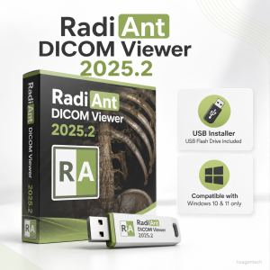 RadiAnt DICOM Viewer v2025.2 USB Installer – Plug & Install | FULL VERSION | Perpetual | No CD Drive Needed | Windows Compatible | Fast & Easy Setup | No Internet Required | COMES IN A USB FLASDRIVE | USB | FLASHDRIVE