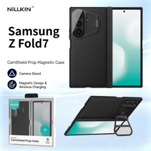 NILLKIN Magnetic Case For Samsung Galaxy Z Fold 7 Fold7 Airbag Bumper Camera Protection CA4013