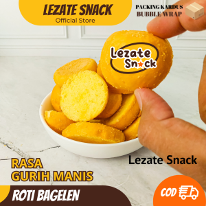 Roti Bagelen Kering Bandung 100gr Gurih Manis / Kue Bagelan Kering OMM Snack