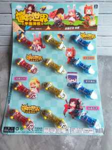 Fingerboard Skate Board Free Style Finger Boarding ada lampunya