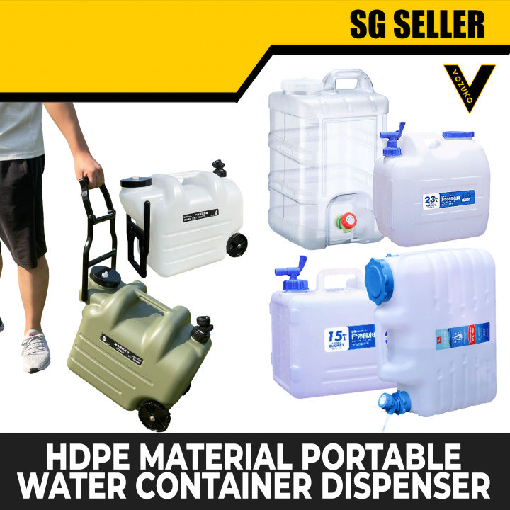 [SG SELLER] Outdoor water jug container safe for drinking water hard