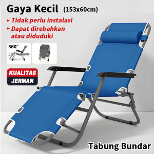 Monake German Kursi Malas Garden Chair Tempat tidur lipat Lipat Piknik Kursi Santai Kasur Multifungsi Tidak memerlukan instalasi Kursi Malas