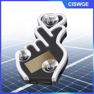 CISWGE 1 bộ tam giác cửa sổ phía sau cửa sổ bixin xe bầu không khí ánh sáng Xe Tình Yêu ánh sáng năng lượng mặt trời không dây trang trí đèn Led cảnh báo ánh sáng