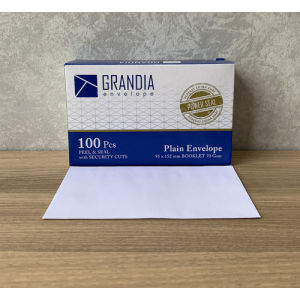 Amplop Grandia Putih 152 x 90 mm 1 box isi 100 Lembar