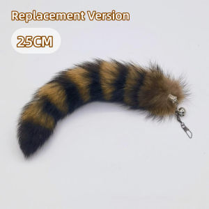Interactive Cat Teaser Wands with Cute Fox Tail And Bell Long Rod Retractable Cat Stick Cat Toy