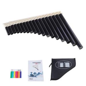 Portable C Scale Panpipe with Ergonomic Key Layout Flute Pan Flute Folk Musical for Outdoor Activity