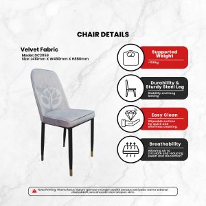 SMASIS ORION 1+8 Ceramic Dining Set / Dining Set with 8 Chair / Marble Dining Table