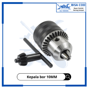 Kepala Bor 10mm  Kepala Mesin Bor Listrik Perkakas Bor Tangan Set Universal Adapter chuck 1omm