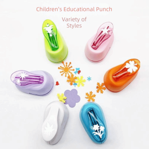 MAOMEI STUDIO Labor-Saving Paper Embossing Machine Star Shape Handmade Punch Hole Puncher Card Making Cutting Craft Paper Cutting Tools School Supplies