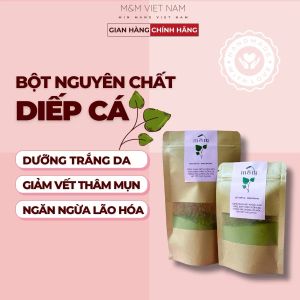 Mặt Nạ Rau Diếp Cá Bột Đắp Mặt Giảm Mụn Trắng Da Mờ Thâm Sấy Lạnh Thiên Nhiên Nguyên Chất Handmade