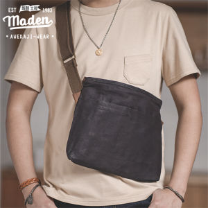 Maden brand men youth tooling retro simple canvas bag shoulder Messenger bag exquisite waterproof pouch