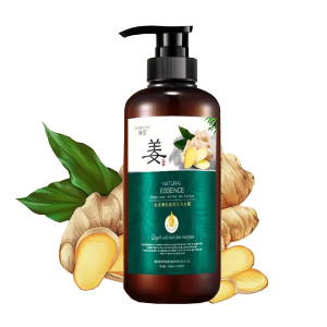 Anti-hair loss Ginger Fast hair growth Herbal hair care Shampoo Suitable for low hair volume Herbal Hair tonic essence Damaged split ends Anti-fungal perfume shampoo make hair soft smooth 400 ml for men and women
