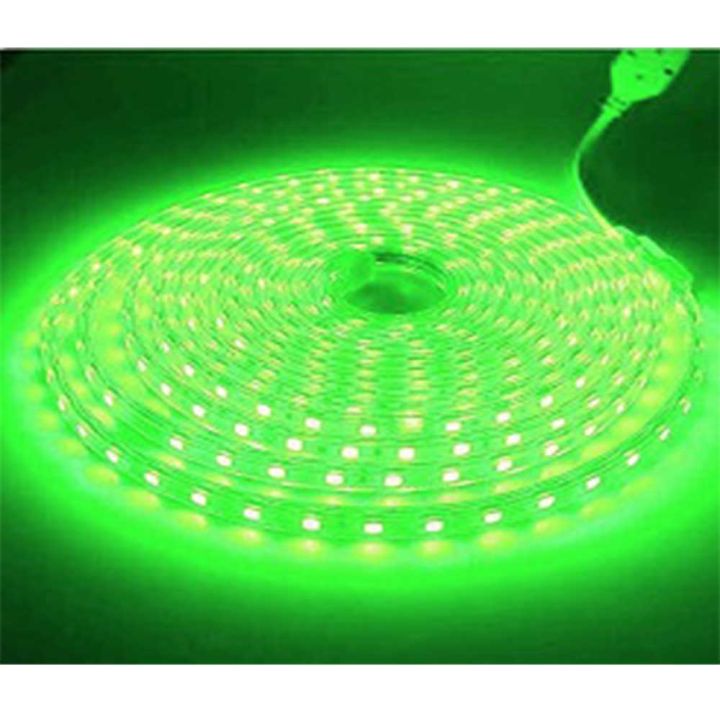 Durable High Lumen Neon LED Strip Light Color Green 10 METERS