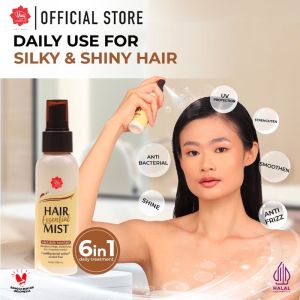 Viva Hair Essential Mist 6 in 1 Daily Hair Treatment 100ml (With Pro Vit B5 Silky & Moisturizing Complex) | Perawatan Rambut