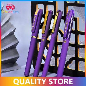 [Eleanor] 1 PCS Purple Ink Gel Pens 0.7mm 1.0mm For Writing Large Capacity Refill Office Supplies Back To Sochool