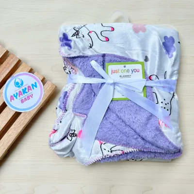 AYAKAN BABY - Selimut Bayi Karakter Selimut Bayi Moti Lucu Selimut Bayi Super Lembut Selimut Lucu Double Flace
