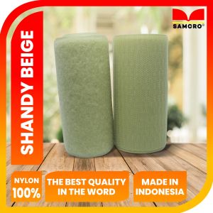 Velcro Magic Tape -Prepet-Perekat-Kretekan-Velcro Serba Guna-Velcro Samcro Reguler-Warna Sandy Beige