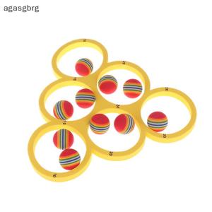 agasgbrg โต๊ะลอยน้ำ1ชิ้นพร้อมลูกบอล10ลูกลอยของเล่นลูกบอลลอยน้ำได้สำหรับเล่นกีฬาในน้ำเกมสระของเล่นวงกลมสำหรับขว้าง