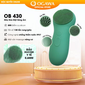 Máy rửa mặt Siêu âm OGAWA Beauty Cleansing - Massage sâu loại sạch bụi bẩn bã nhờn