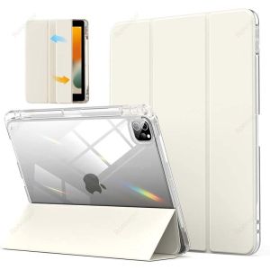 With Pencil Holder Case for iPad A16 A19 12th 11th 2026 Air11 13 Air8 M4 M3 M2 Pro11 12.9 13 M4 M5 Air4 5 10 9 8 7 9.7 10.2 10.52026