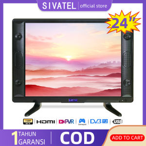 Sivatel LED Monitor 24/25 inch TV Digital Analog HD Murah Promo PC/HDMI/USB/VGA Monitor Televisi