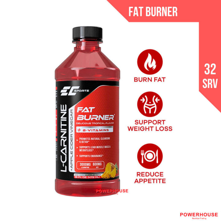 l carnitine apple cider vinegar EC Sports L Carnitine + Apple Cider Vinegar Fat Burner 32 servings / 473ml  [Weight Loss Detox Endurance Fat Loss] Weight Loss Supplement Digestion And  Energy Boost - Lazada