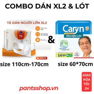Tã Dán Người Lớn Abena size XL2 (21 miếng thấm hút 3.4lit vòng hông110cm-170cm)