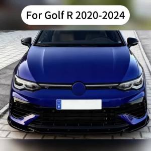 sapid For Golf R MK8 2020-2024 Front Splitter Bumper Lip Air Dam Protector Chin Deflector Guard Tuning Accessories Modification N8K6R