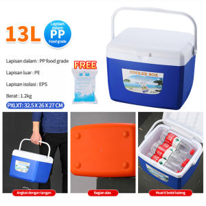 Cooler Box Roda 28 Liter  26 Liter ，13 Liter ，8 Liter ，5 Liter ，Cooler Box Outdoor / Kotak Beku Tetap Segar Wadah Serba Guna