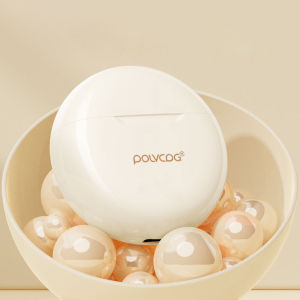 POLVCDG-PRO6 Bluetooth Earphones with Touch Control and Wireless Microphone Portable Stereo Good Sound HiFi Heavy Bass True Wireless Earbuds