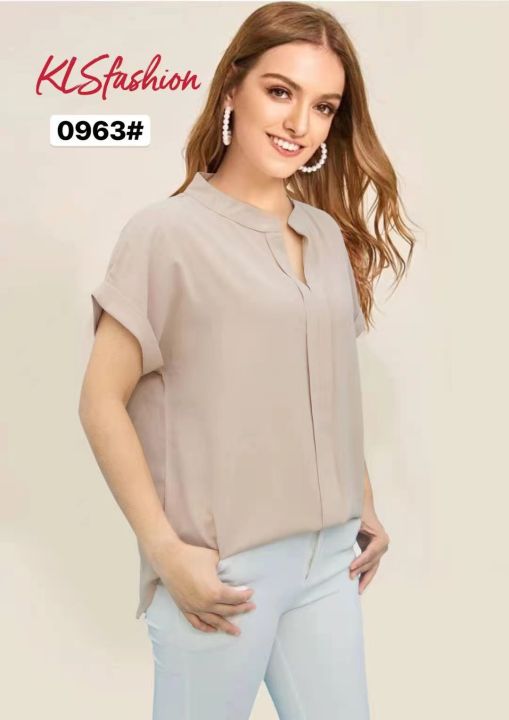 Short Sleeve Plus-Size Casual & Dressy Blouses