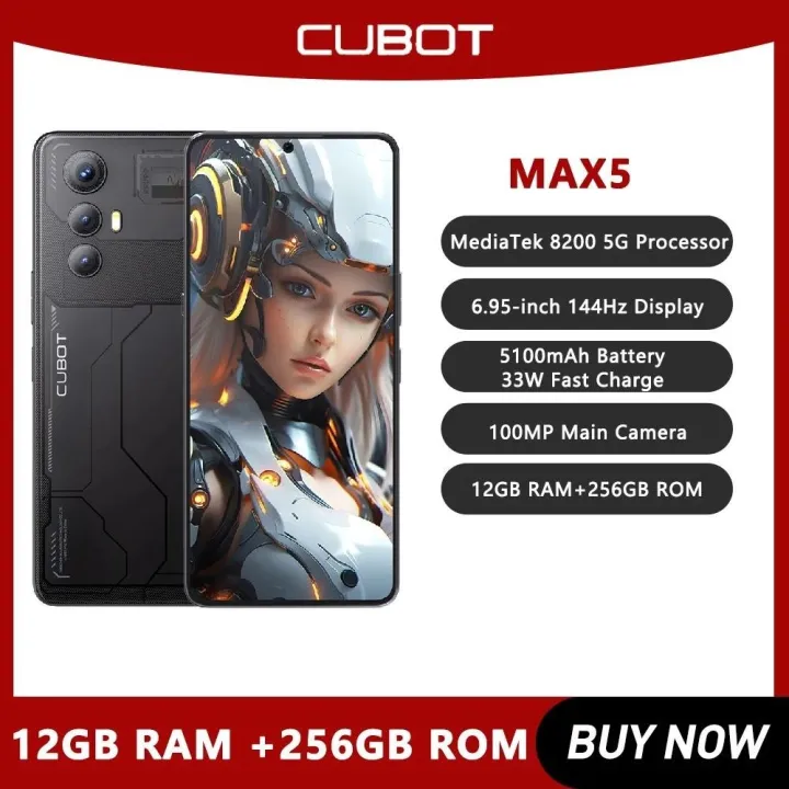 Last day of special offer】CUBOT MAX 5 Smartphone 5G Android 14