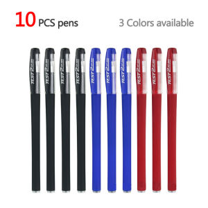 10 PCS Gel Pens 0.5 mm Fine Tip Ballpen School Writing Supplies Stationery
