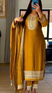 [PRE-ORDER 15 DAYS] READYMADE EMBROIDERED GEORGETTE PAKISTANI SUIT {ETA:2026-12-31}