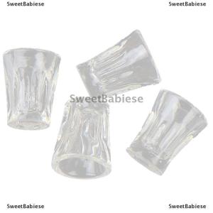 [COD] SweetBabiese 4ชิ้น เซ็ต dollhouse Miniature อุปกรณ์เสริม MINI Resin transparent CUP simulation Model