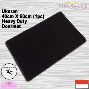 Tren-D-rugs - Keset Kaki Alas Pintu Masuk Kamar Tidur Mandi dengan Rubber Backing 40 cm x 60 cm - NMs