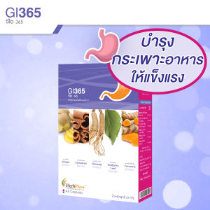 GI365 3 กล่อง แถม 1 กล่อง - จีไอ365 สมุนไพรบํารุงระบบกระเพาะและทางเดินอาหาร คิดค้นโดยหมอแบงค์ นพ และ ผู้เชี่ยวชาญด้านสมุนไพรกว่า 10 ปี