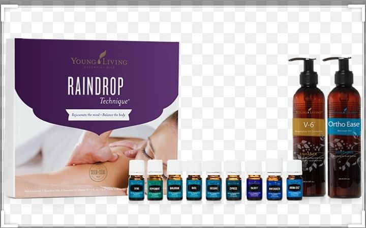 YL Young Living Essential Oil Kit Raindrop Technique Fresh